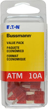 VP/ATM-10-RP Red 10 Amp Fast Acting ATM Mini Fuse, Pack of 25