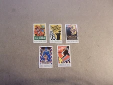 USA Used, 2008 Issue, Black Cinema (Set of 5), Scott #4336-40.