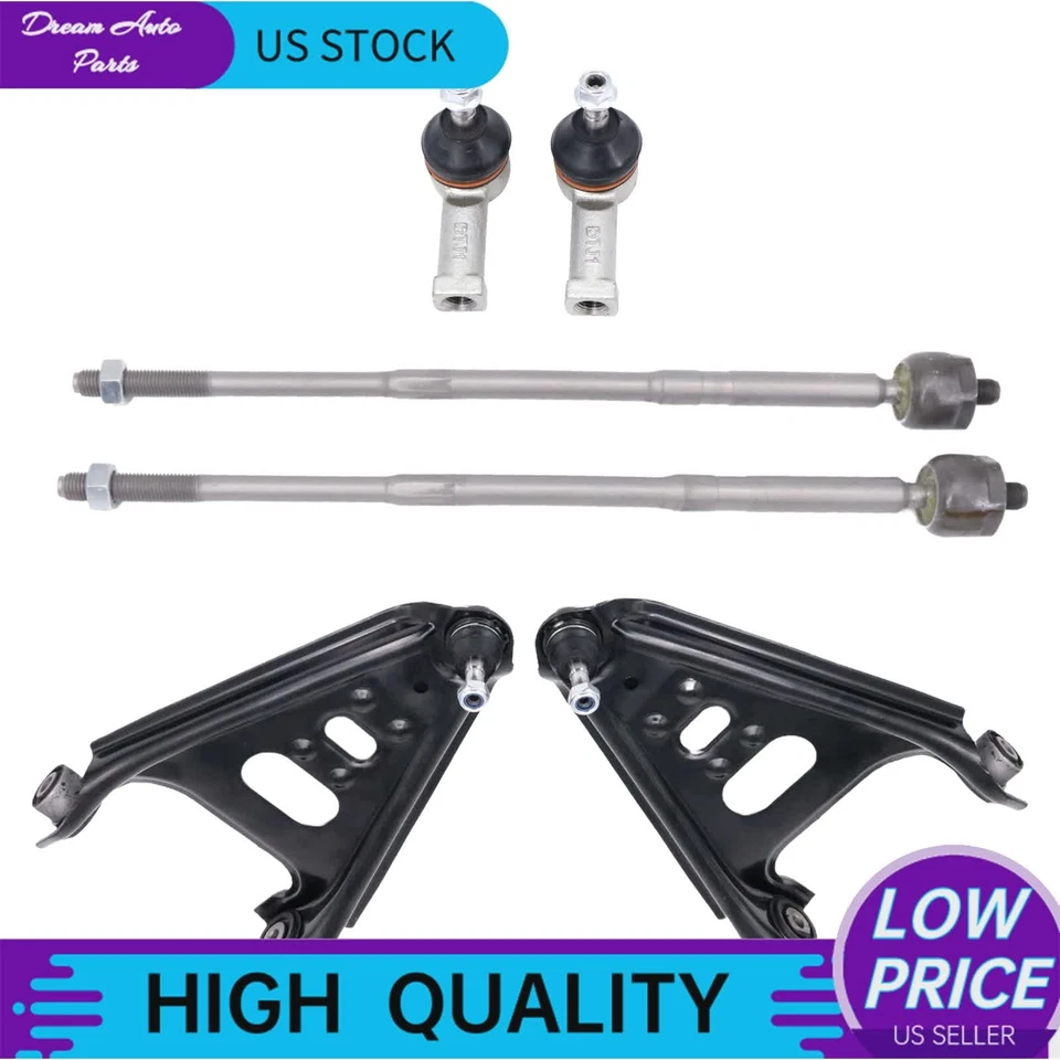 Set of 6 Control Arms Tie Rods Ball Joints Kit For 2008-13 Smart ForTwo US Stock Foto 3 de 4