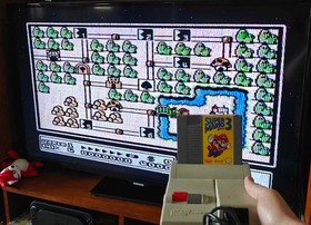 Top Load NES-101, dogbone controller, game lot