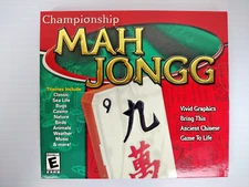Championship Mah Jongg (PC, CD-ROM © 2004) 51 Layouts / 250 Backgrounds