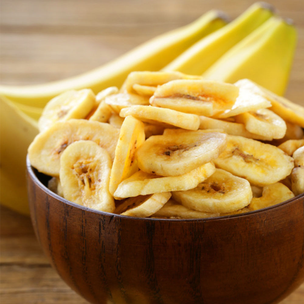 Bananenchips ungezuckert Bananen Chips Bananen Scheiben naturbelassen 2