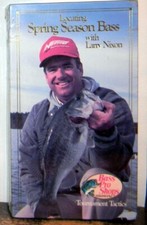 Bass Pro Larry Nixon Locating "Spring Season Bass" VHS - New - Factory Sealed