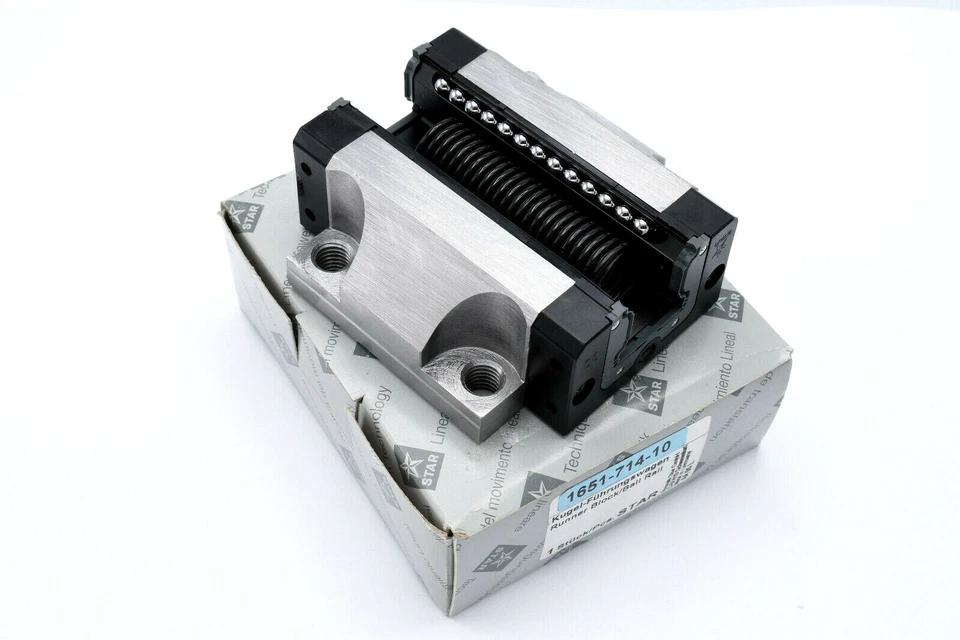 Rexroth Star 1651-714-10 Kugel Führungswagen Linearführung Laufwagen AA05L - Bild 2 von 3