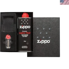 Brass Lighter Gift Set – Includes Gift Box & Replacement Parts for Collectors