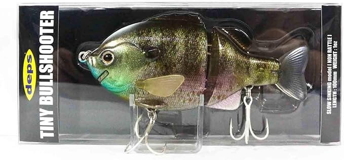 Deps ｄｅｐｓ デプス ＴＩＮＹＢＵＬＬＳＨＯＯＴＥＲ ＬＭ－０１ タイニーブルシューター １００ アジアンフィッシュ ルアー アウト/246 Tiny Bullshooter 100 Slow Sinking #01 REAL BLUE GILL Color