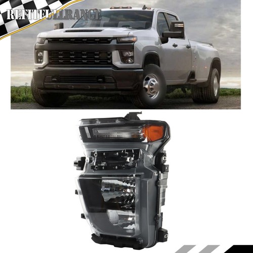 Headlight Assembly Pair For 2020-2023 Chevy Silverado 2500HD/3500HD (Halogen Models Only) - Left & Right Side OE Style Replacement