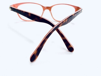 Kate Spade NY Tortoise Wayfarer Eyeglasses Pink Clear Brylie  display picture 3