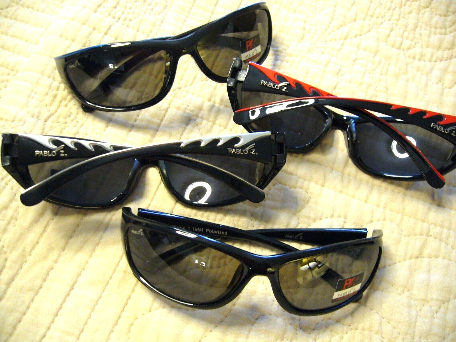 Kid's Polarized Sunglasses Wrap Around Baseball Sports Biking PABLOZ