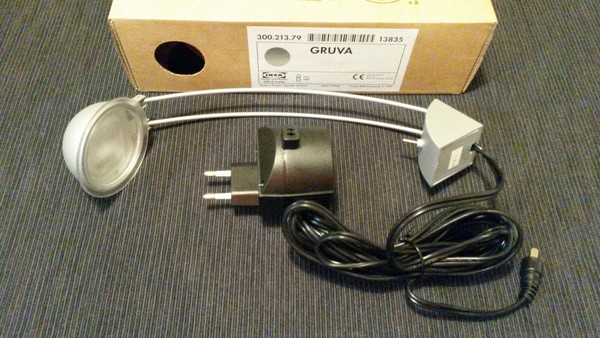 Gruva - Aplique de luz de pared para cuadros o estanterías - IKEA