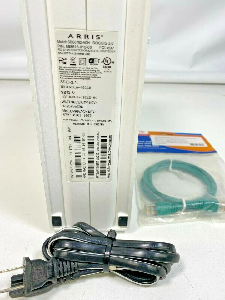 Motorola ARRIS SBG6782-ACH 1750M SURFboard DOCSIS 3.0 Modem & Wi-Fi Router - Image 2 of 3