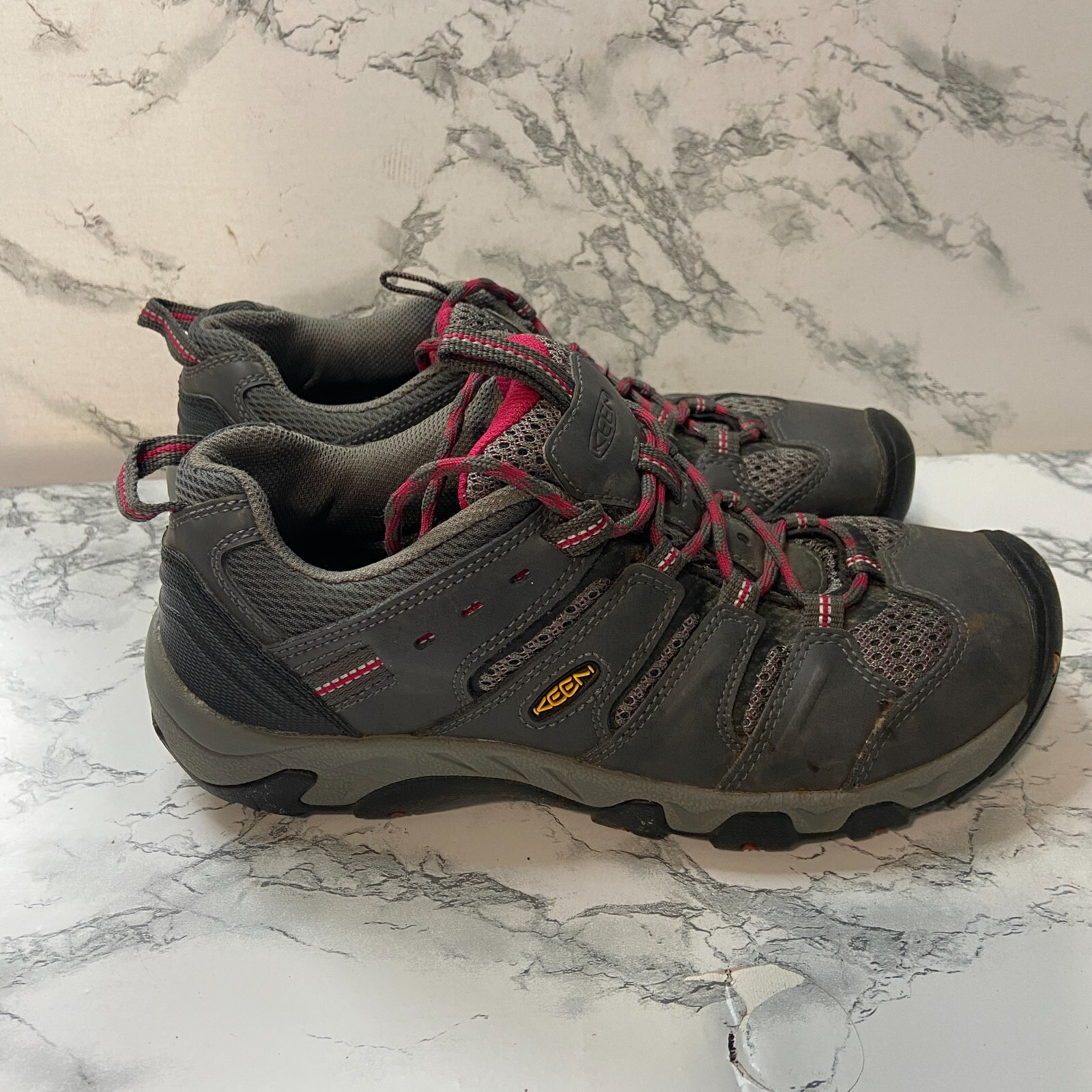 Scarpa Keen donna 7 5 Koven Mid escursionismo impermeabile grigia lacci rete bassa outdoor