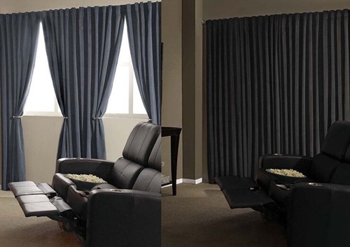 Luxury 3 Pass Thermal Blackout Stage and Theater Draping Fabric W300cm Per Metre - Picture 2 of 32