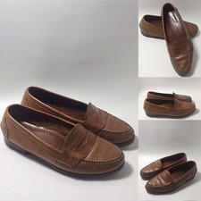 VINTAGE COLE HAAN Men's Pinch Brown Leather Penny Loafers Dress Shoes SZ 8.5D