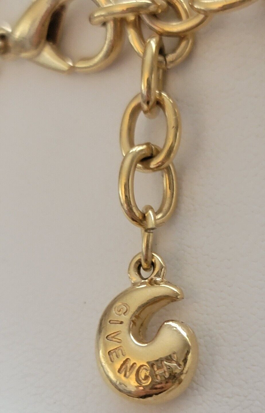 Givenchy Gold Tone Interlocking Chains Collar Nec… - image 7