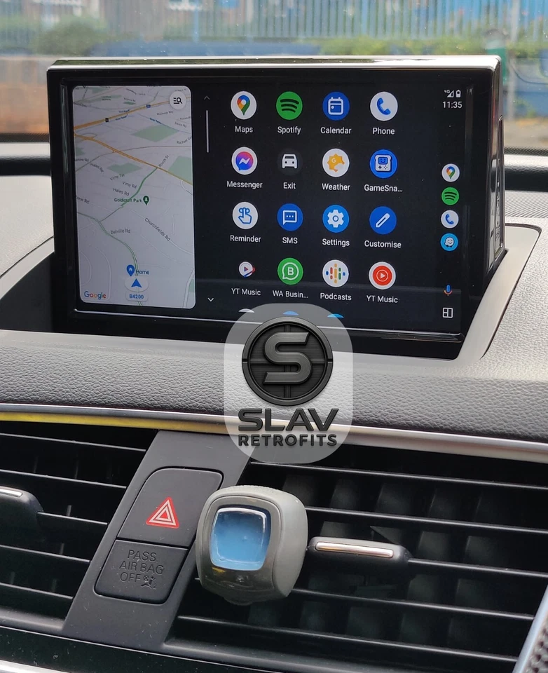 AUDI Q3 Android Screen Apple CarPlay Auto GPS Stereo Navigation 8" touch 8-64gb - Image 2 of 4