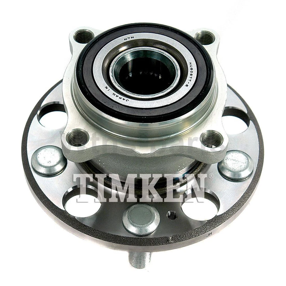 Compatível com 2005 2006 2007 Acura RL Timken rolamento de roda traseira dianteira e conjunto de cubo - Imagem 3 de 4