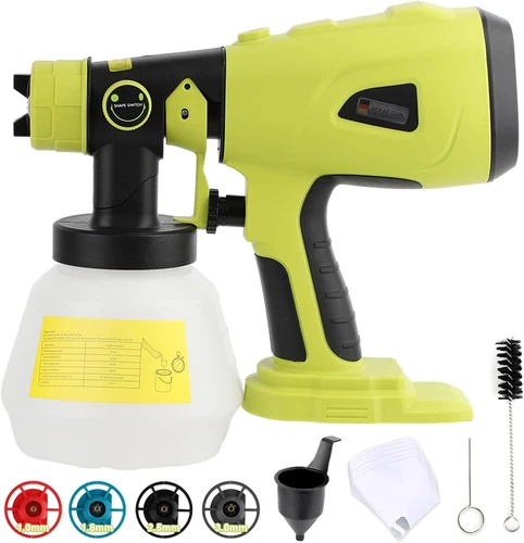 Kabellose Farbsprühpistole für Ryobi 18 V batteriebetrieben bürstenlos Motorlackierer - Bild 2 von 23
