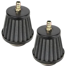 RedCap 35mm Cone Air Filter with Exhaust Nipple Easy Installation - Pack of 2
