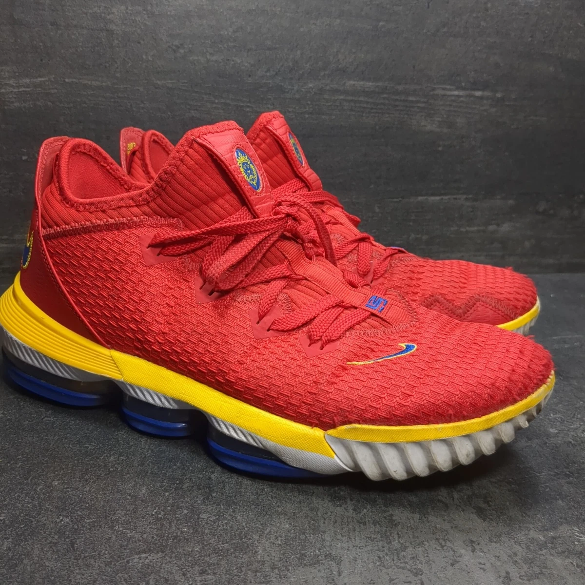 Nike lebron 16 2025 low red