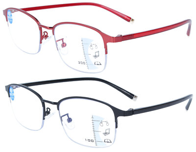 Vielseitige Fertig-Gleitsichtbrille Blake - Lesebrille - Arbeitsplatzbrille  NEU