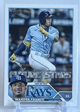 2023 WANDER FRANCO Topps Series 1 Future Stars #215 ~ Tampa Bay Rays