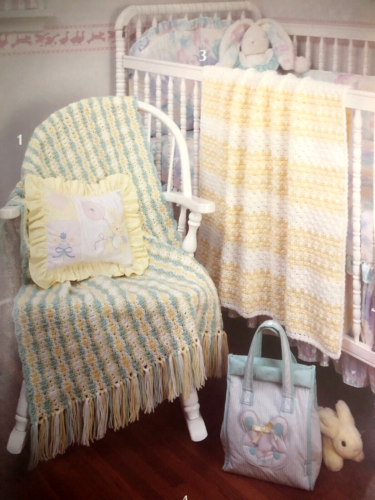Crocheted Afghans for Baby Crochet Patterns Books 1 & 4 - Picture 6 of 6