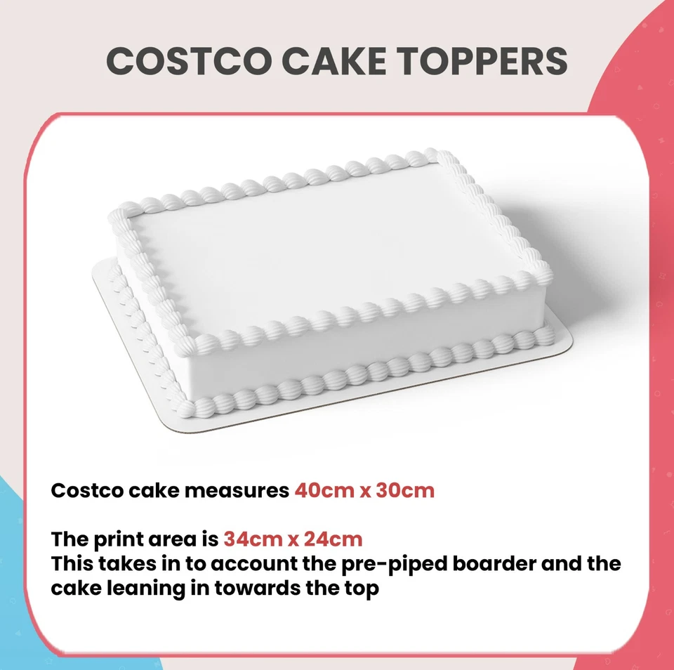 Your Own Image Personalised Photo Rectangle Edible Cake Topper Decoration - Image 4 of 4