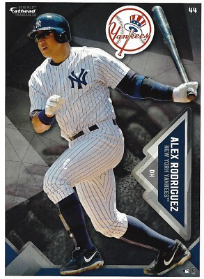 ALEX RODRIGUEZ FATHEAD TRADEABLES NEW YORK YANKEES REMOVABLE WALL DECAL 2016 #44
