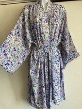 VTG Victoria  s Secret Gold Label Multicolored Floral Pattern Robe/Coverup, OS
