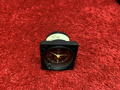 Mid Continent Instruments Quartz Clock 12/32V PN MD-889