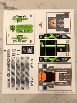 ヘチャン my first and last weyoung ステッカーセット LEGO STICKER SHEET for 8154, Sheet 2, Brick Street Customs, Unused