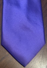 Geoffrey Beene Purple Hand Made 100 Silk Men  s Neck Tie Made in China