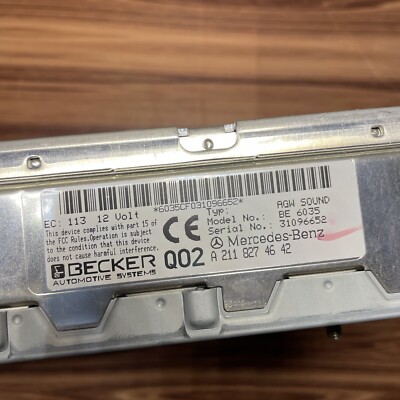  Mercedes W211 E55 CLS550 SLK280 Amplifier Amp Becker Audio A 2118274642