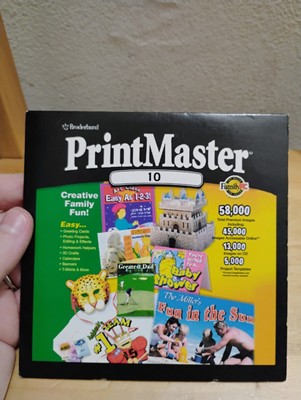 Print Master 10 Publishing Suite- WIN 95/98/2000/NT4 Brøderbund