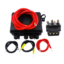 12V 500A Winch Solenoid Contactor Relay with Control Box for ATV UTV SUV Jeep