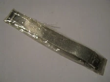 Original NOS 1960s Forstner Komfit Stainless 16mm Rare FINE DIAGONAL MESH Band