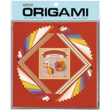 Aitoh Origami Paper 60/Pkg-Assorted Colors & Sizes