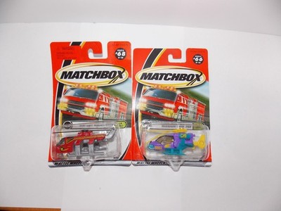 Matchbox Diecast Helicopter Lot   Skyjet #68 & Mission #66   New Sealed