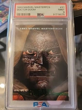 Skybox Marvel Masterpieces 1993 Doctor Doom Card #21 PSA 9 MINT