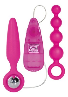 CalExotics Booty Call Booty Vibro Kit Analplug Plug Buttplug Anal Analvibrator