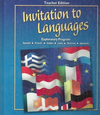 Invitation to Languages (English, Spanish, French, Italian, Latin, German an...