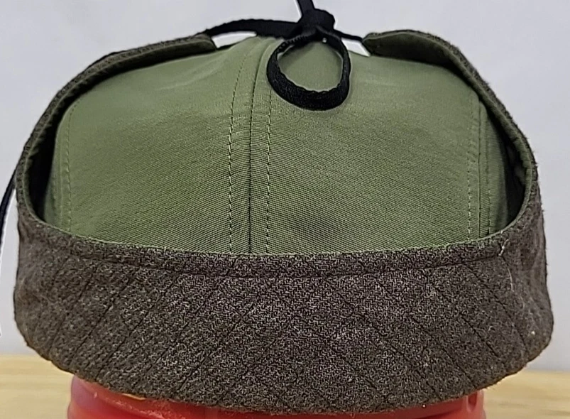 Gorro de invierno verde lana nailon solapa oreja Wilderness talla mediana Wilderness Div Foto 3 de 4