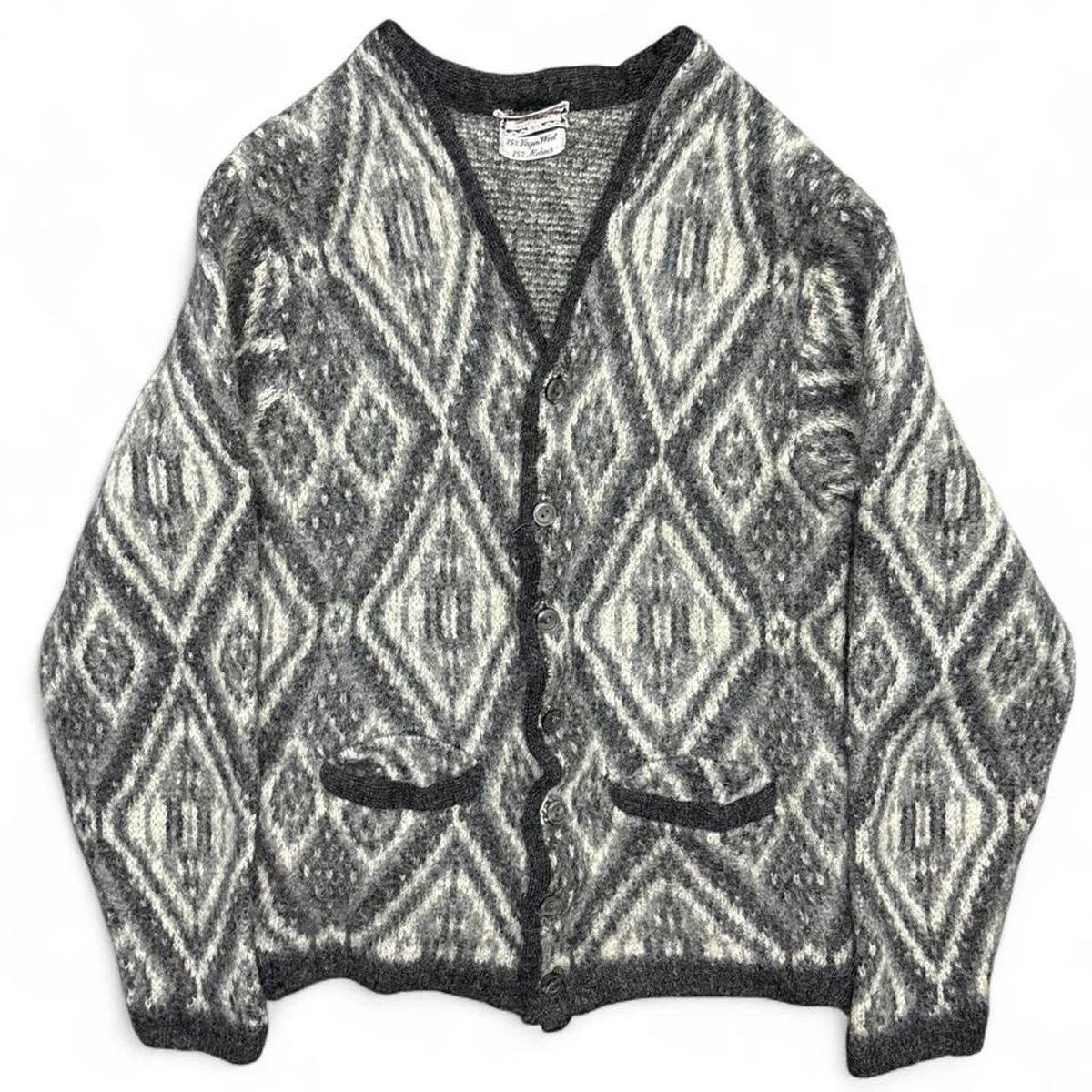 Vintage Mohair Cardigan In Men's Sweaters for sale | eBay