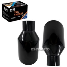 Pair Dodge Rt Srt Ram 5 Big Black Exhaust Tip 2.5 Inlet Angle Cut Double Wall Pair Dodge Rt Srt Ram 5 Big Black Exhaust Tip 2.5 Inlet Angle Cut Double Wall