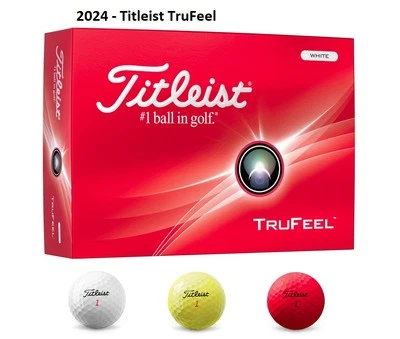 Titleist TruFeel Golfbälle in weiß/gelb oder rot (12/24 oder 48 Stück)