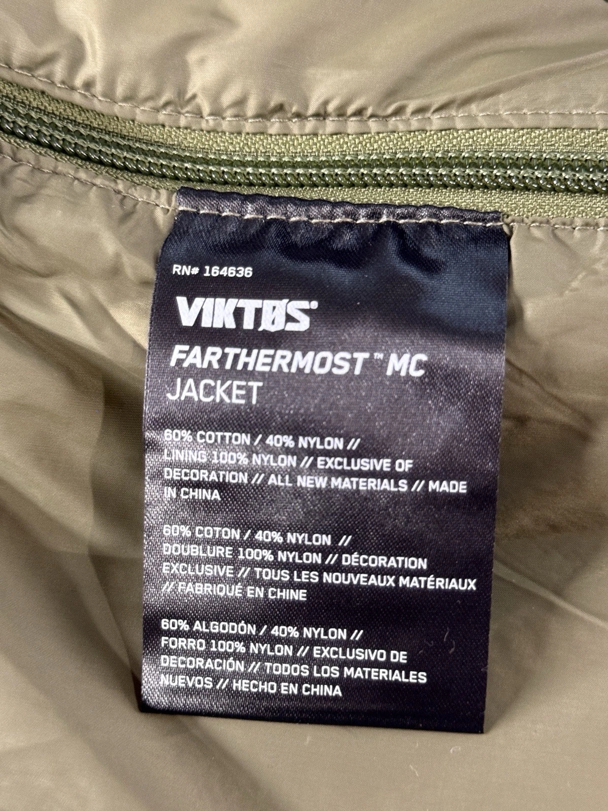 VIKTOS Farthermost MC Multicam Jacket Men's XL Combat Fourstack / Wingman Pocket - product detail image 11