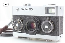 Meter Works  MINT  Rollei 35 Film Camera Silver Tessar 40mm f/3.5 From JAPAN