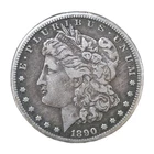 1890-CC Morgan Dollar 1.00. Cool, Very Fine. Carson City.