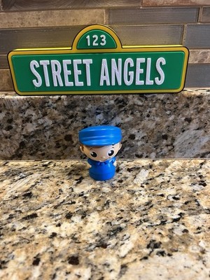 Mega Bloks First Builders Replacement Figure Blue Hat Uniform Boy